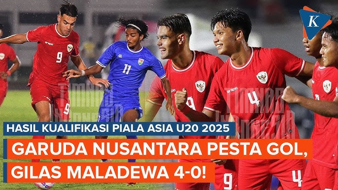 Hasil Pertandingan Indonesia U-20 vs Maladewa U-20 di Kualifikasi Piala Asia U-20 2025